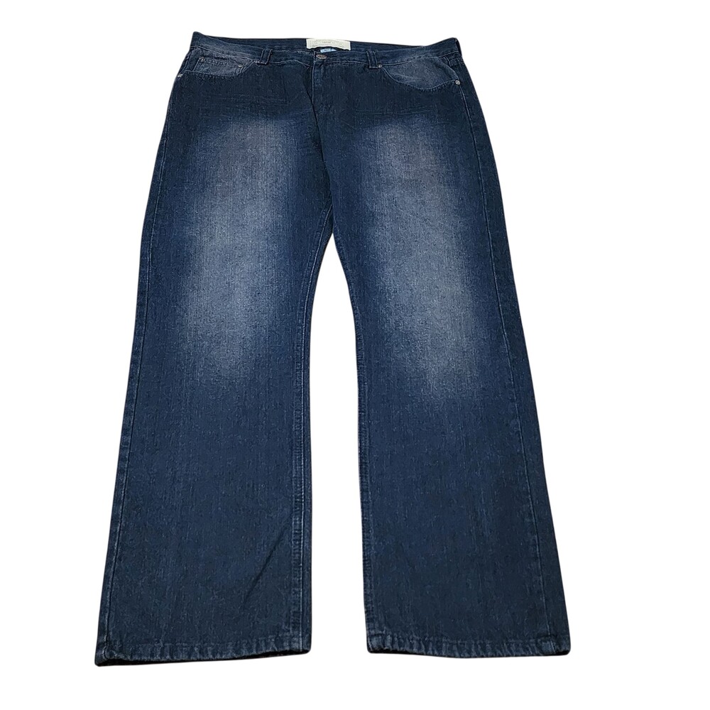 Ecko Unltd. Jeans Mens 40x30 Blue Medium Wash Straight Fit Denim Pants Casual